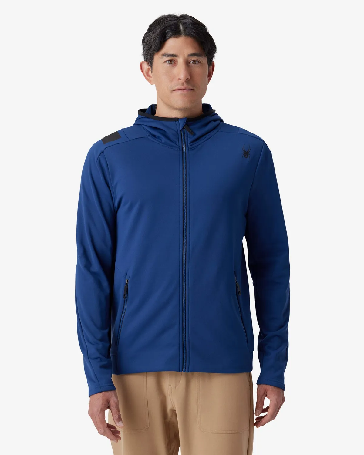 Spyder Speed Fleece hettejakke svart mellomalg