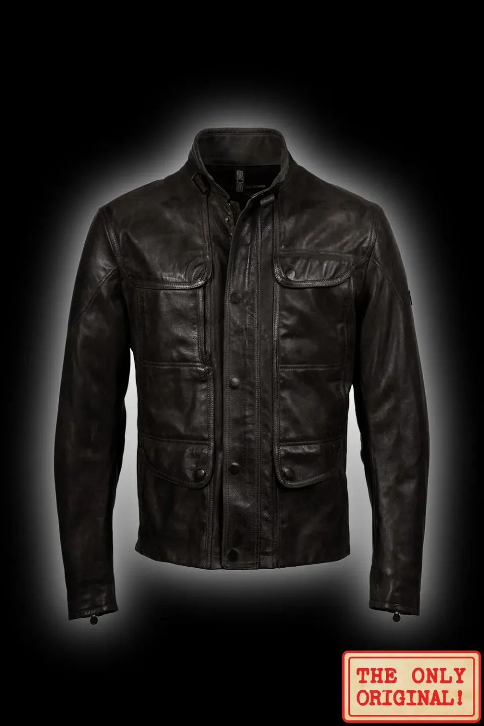 Matchless Kensington Jacket skinnjakke antique black