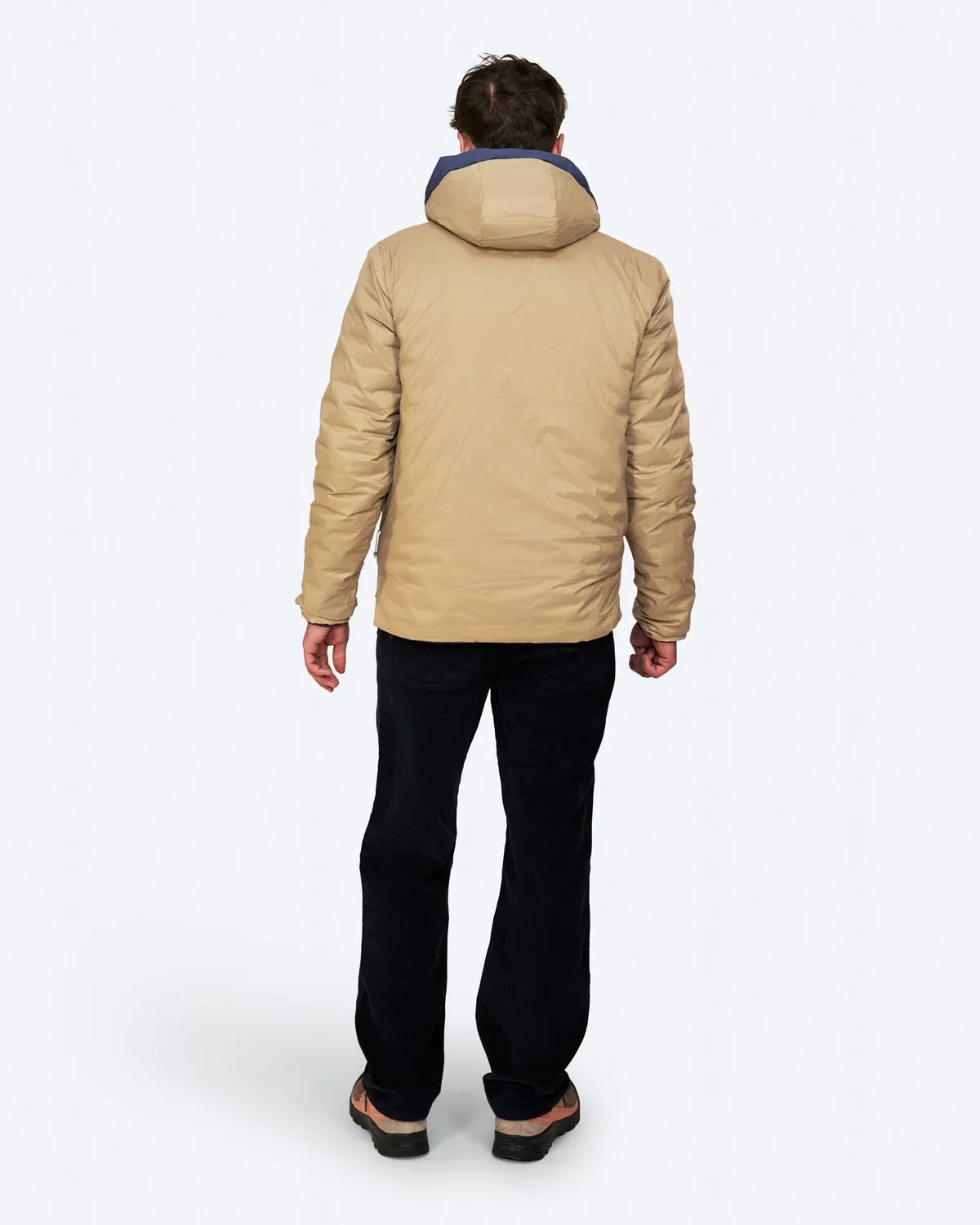 The Mountain Studio D-3 RL dunjakke Sky Captain-Kelp vendbar