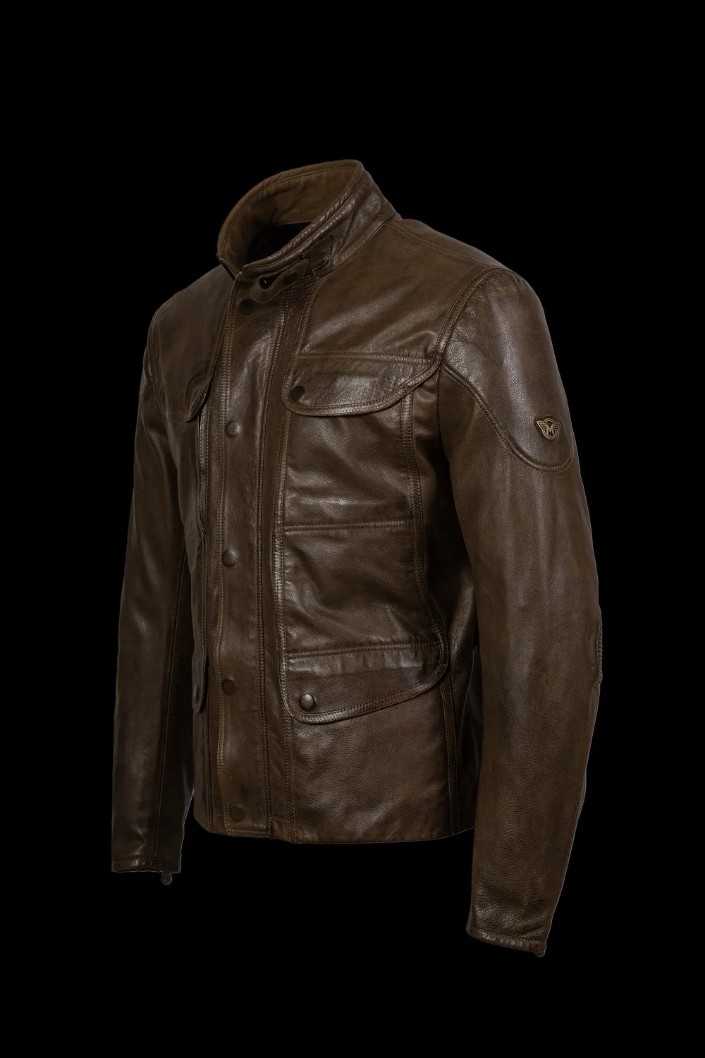 Matchless Kensington motorsykkeljakke brun nubuk