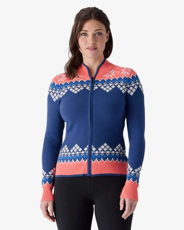 Spyder Spritz strikkjakke dame indigo tykk