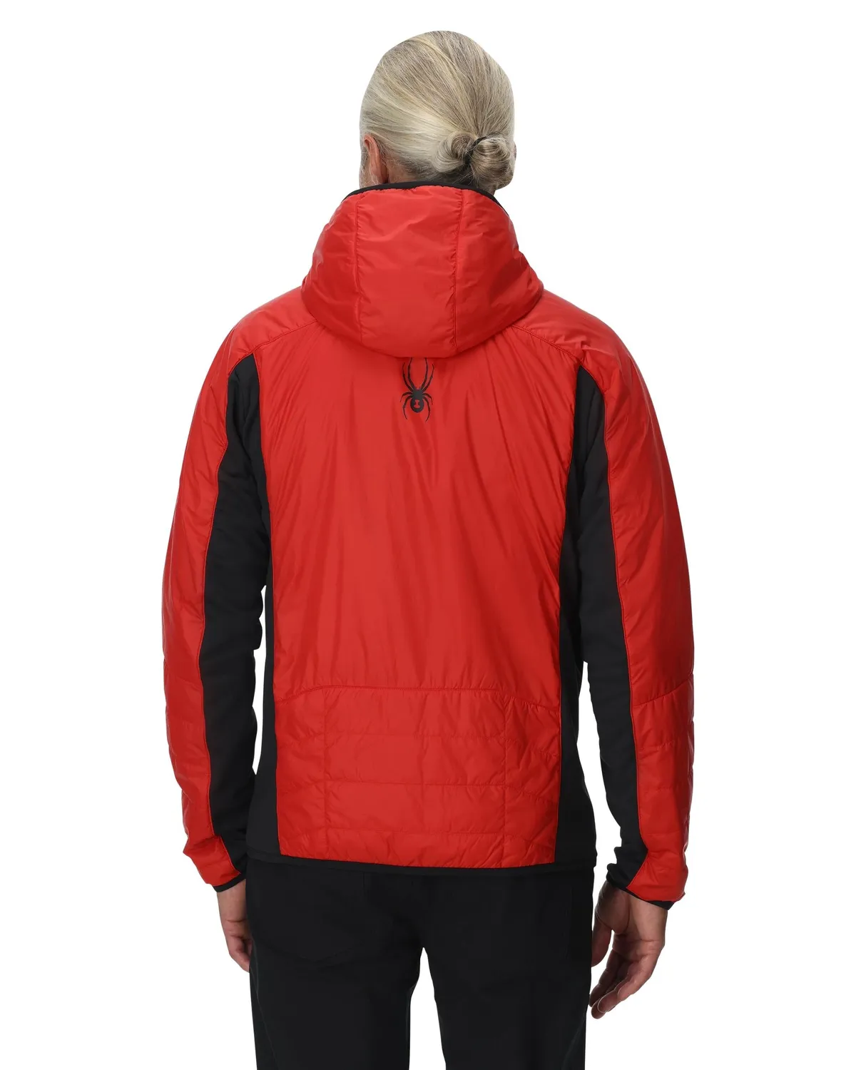 Spyder Glissade hettejakke herre Spyder Red lett isolert