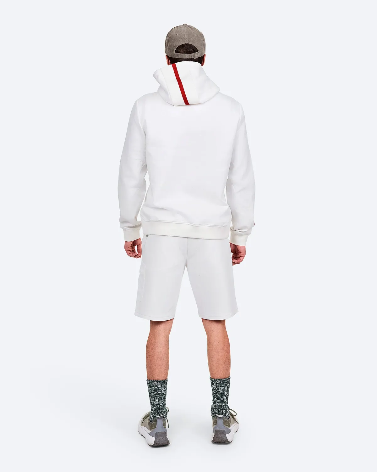 The Mountain Studio L-19 shorts White Alyssum bomull