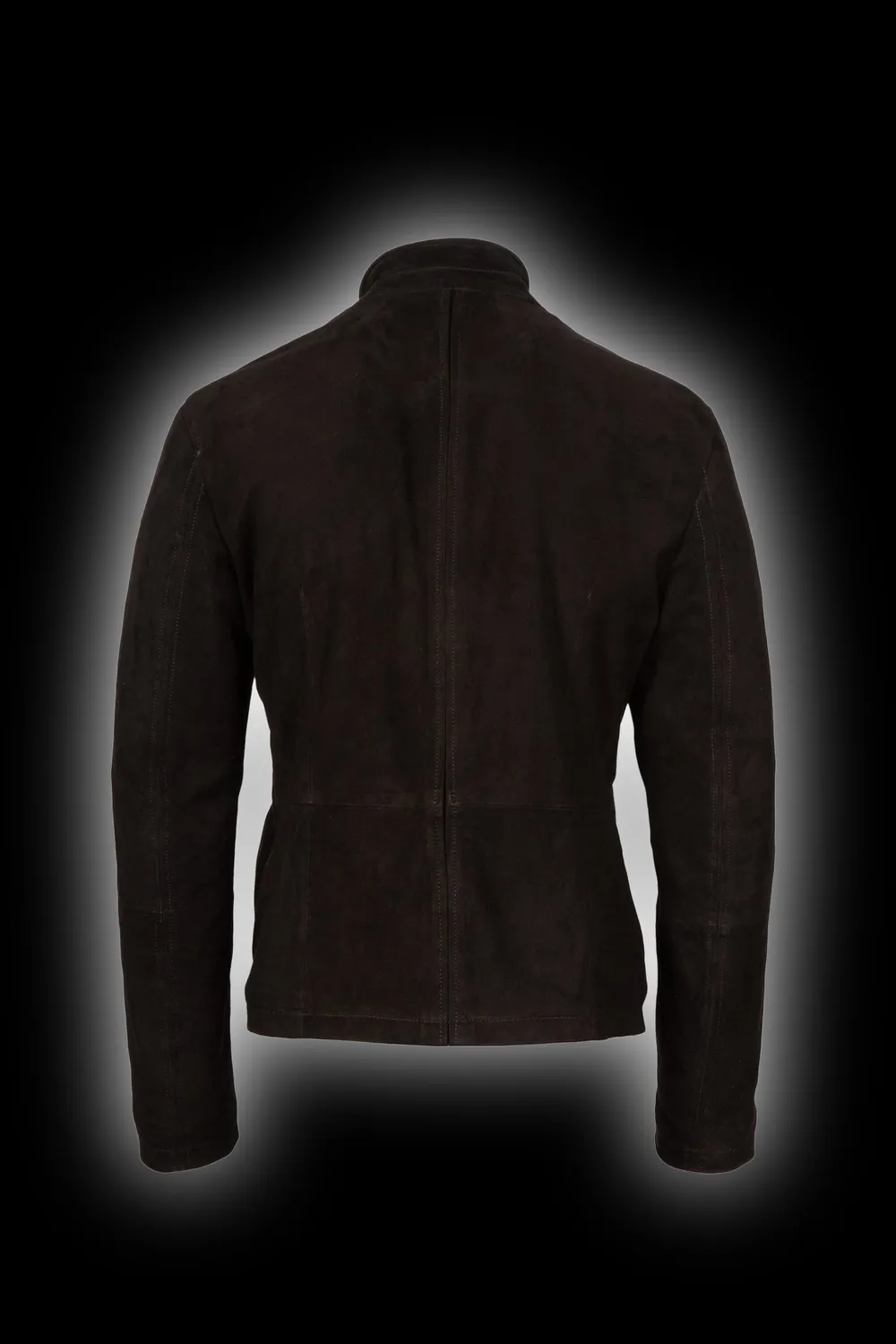 Matchless Craig Blouson skinnjakke svart semsket slim