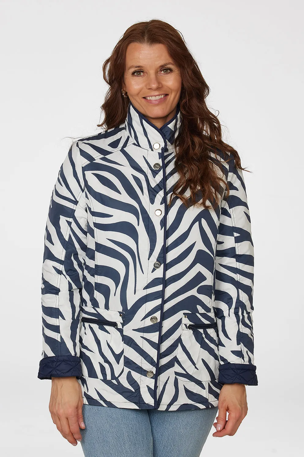 Windfield Gwen vårjakke dame navy vendbar