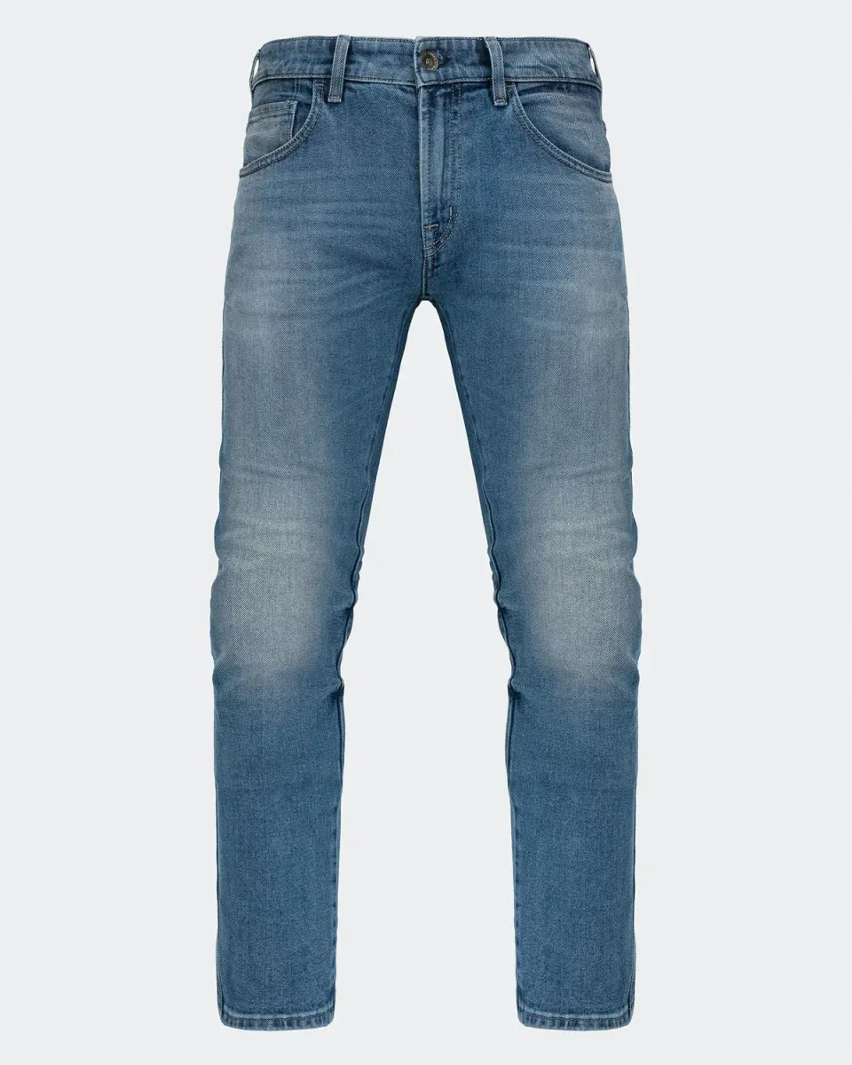 Rokker Rokkertech Tapered Slim MC-jeans lyseblå