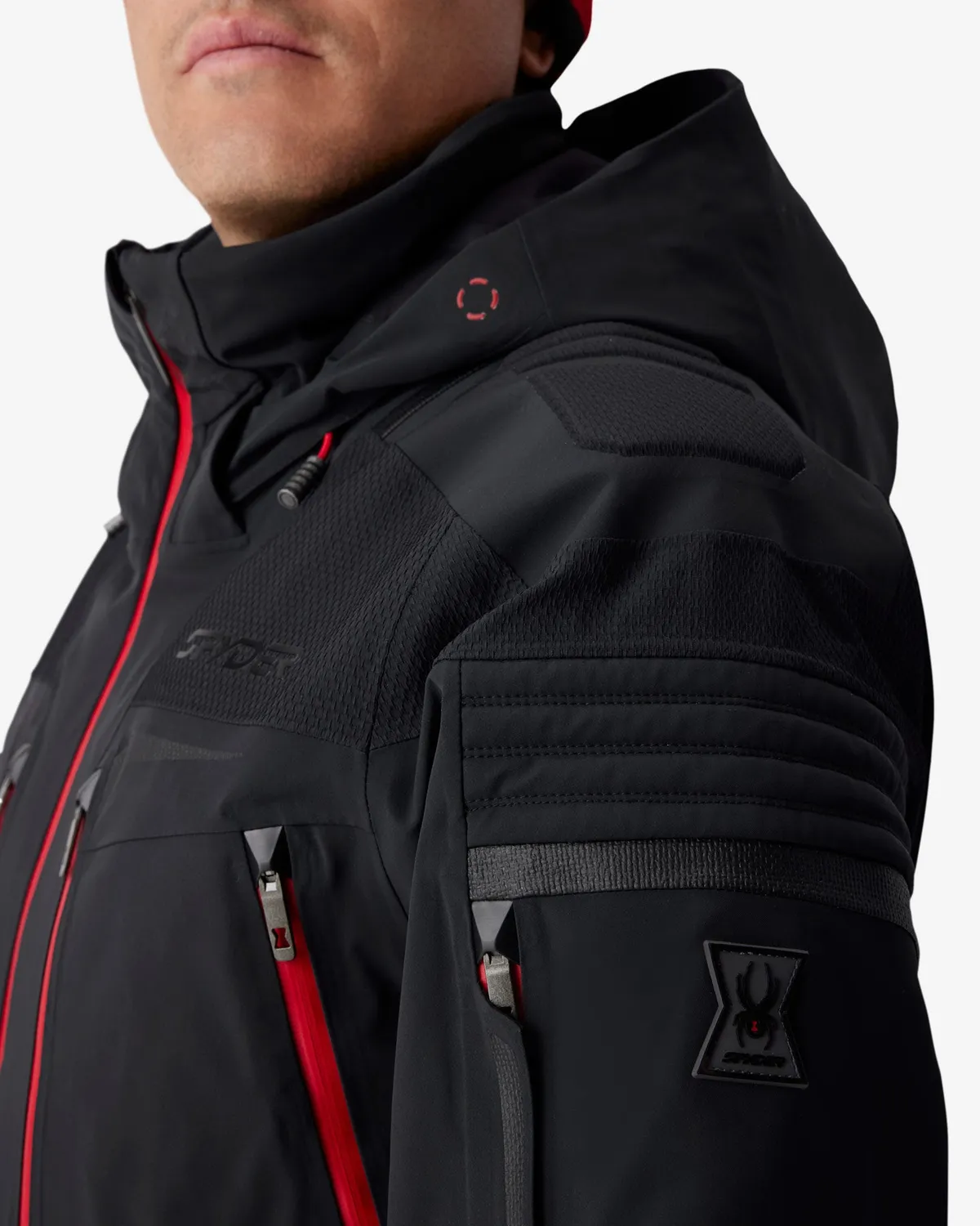 Spyder Pinnacle skijakke herre svart vanntett