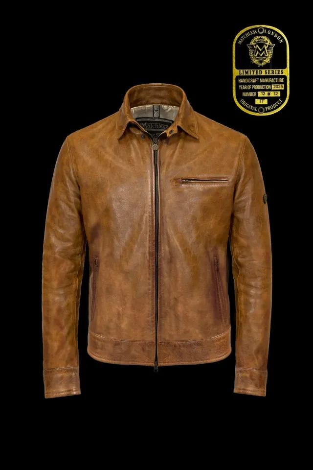 Matchless Hampstead skinnjakke antique cuero nubuck