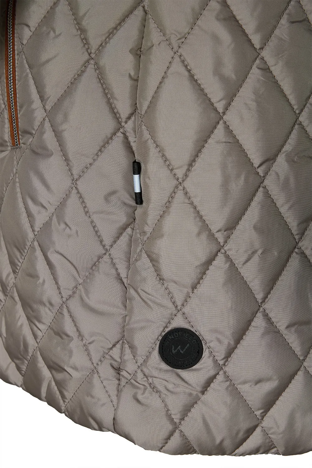 Windfield Carly vinterjakke dame taupe resirkulert