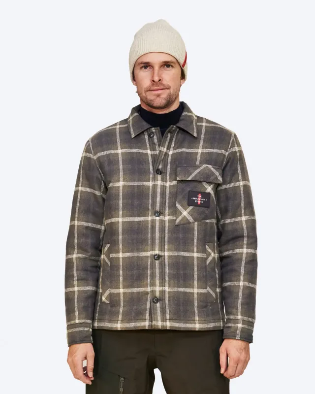 The Mountain Studio G-3 overskjorte flanell Peat