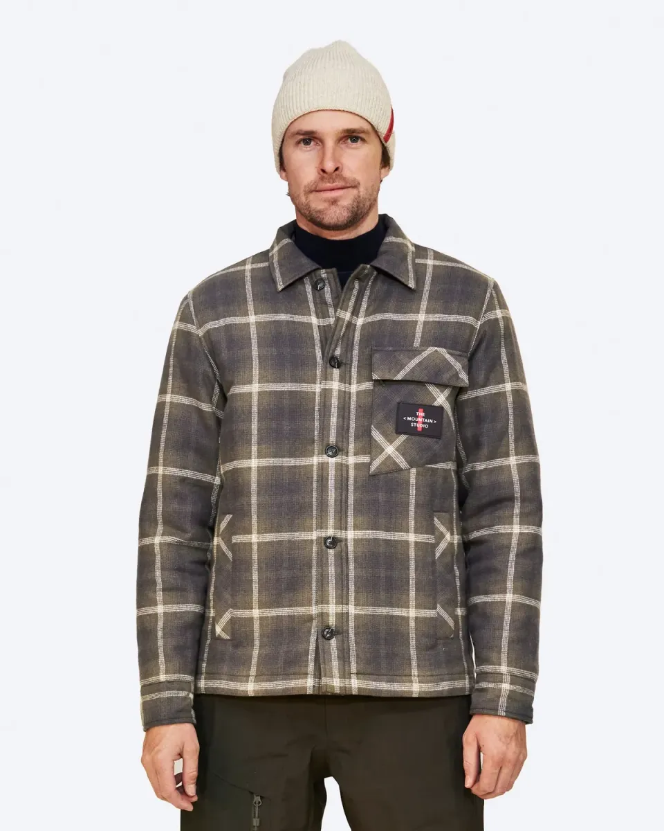 The Mountain Studio G-3 overskjorte flanell Peat