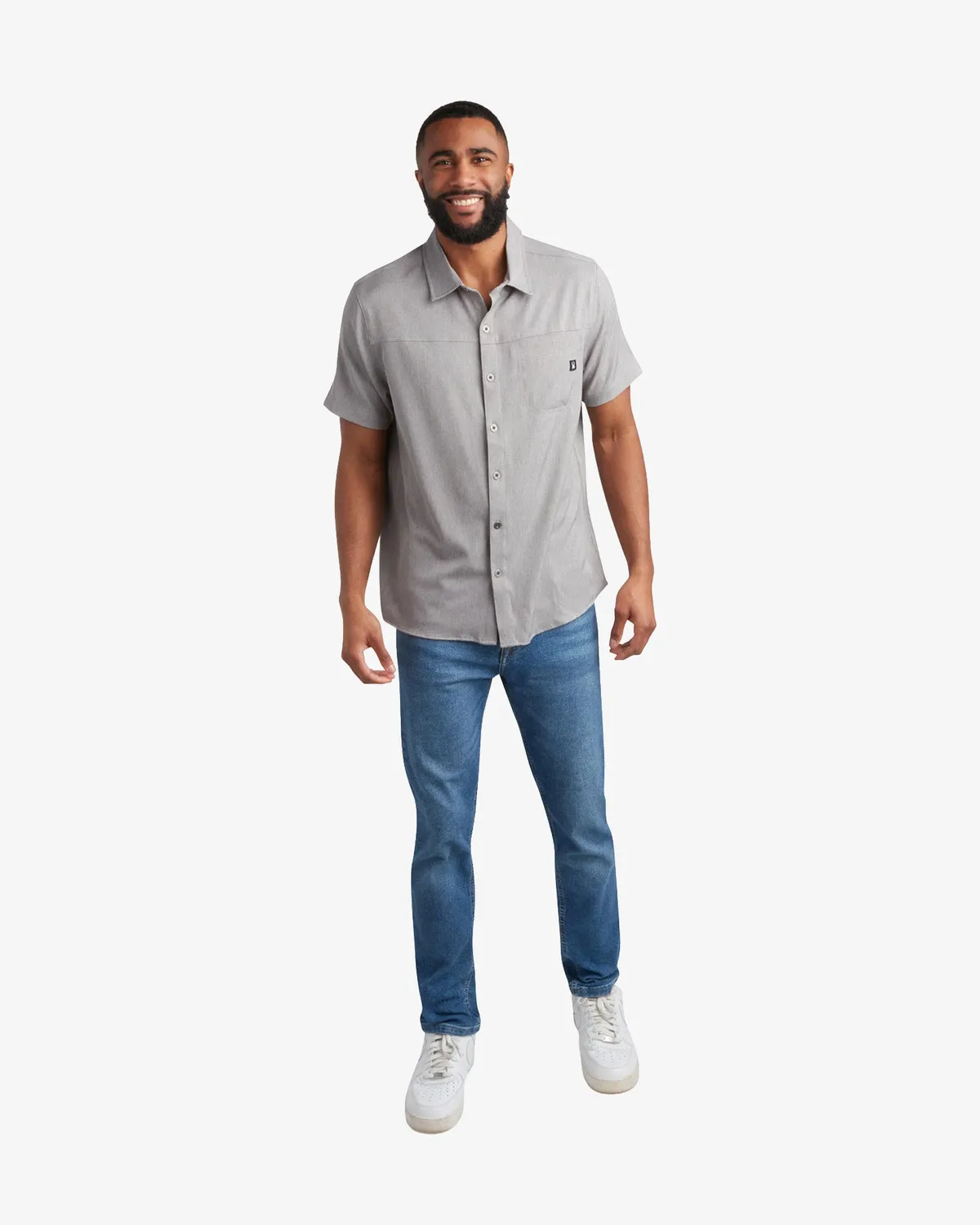 Spyder Mini Stripe poloskjorte grå stretch
