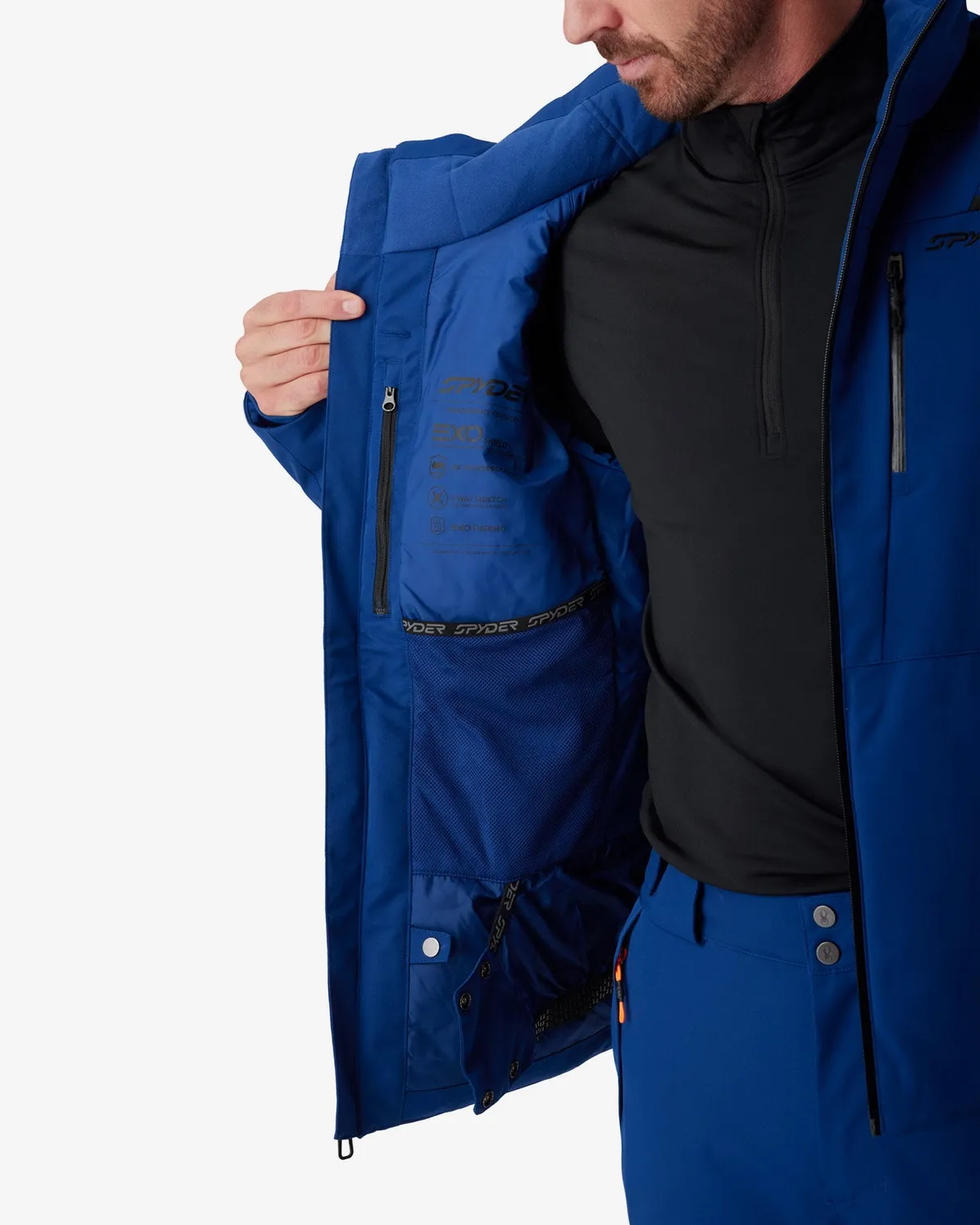 Spyder Chambers skijakke herre indigo 20K