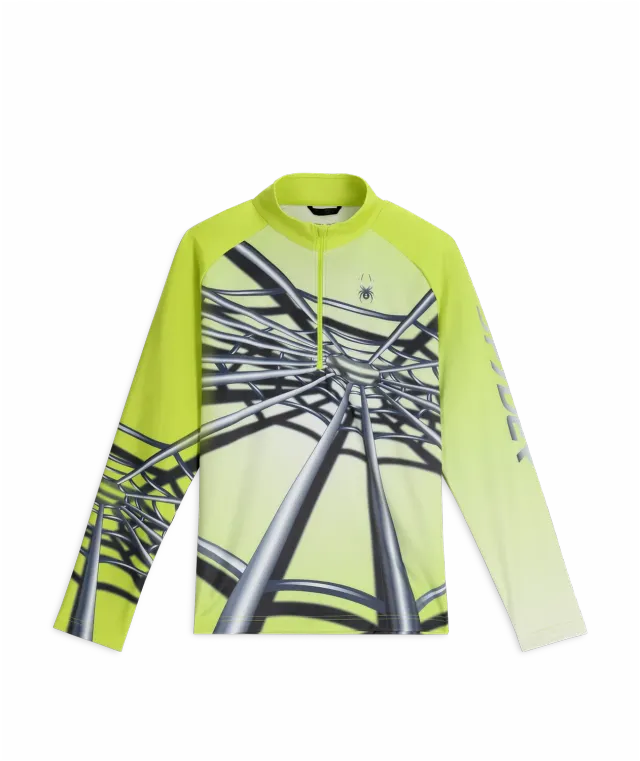 Spyder Legacy half-zip genser lime tettsittende