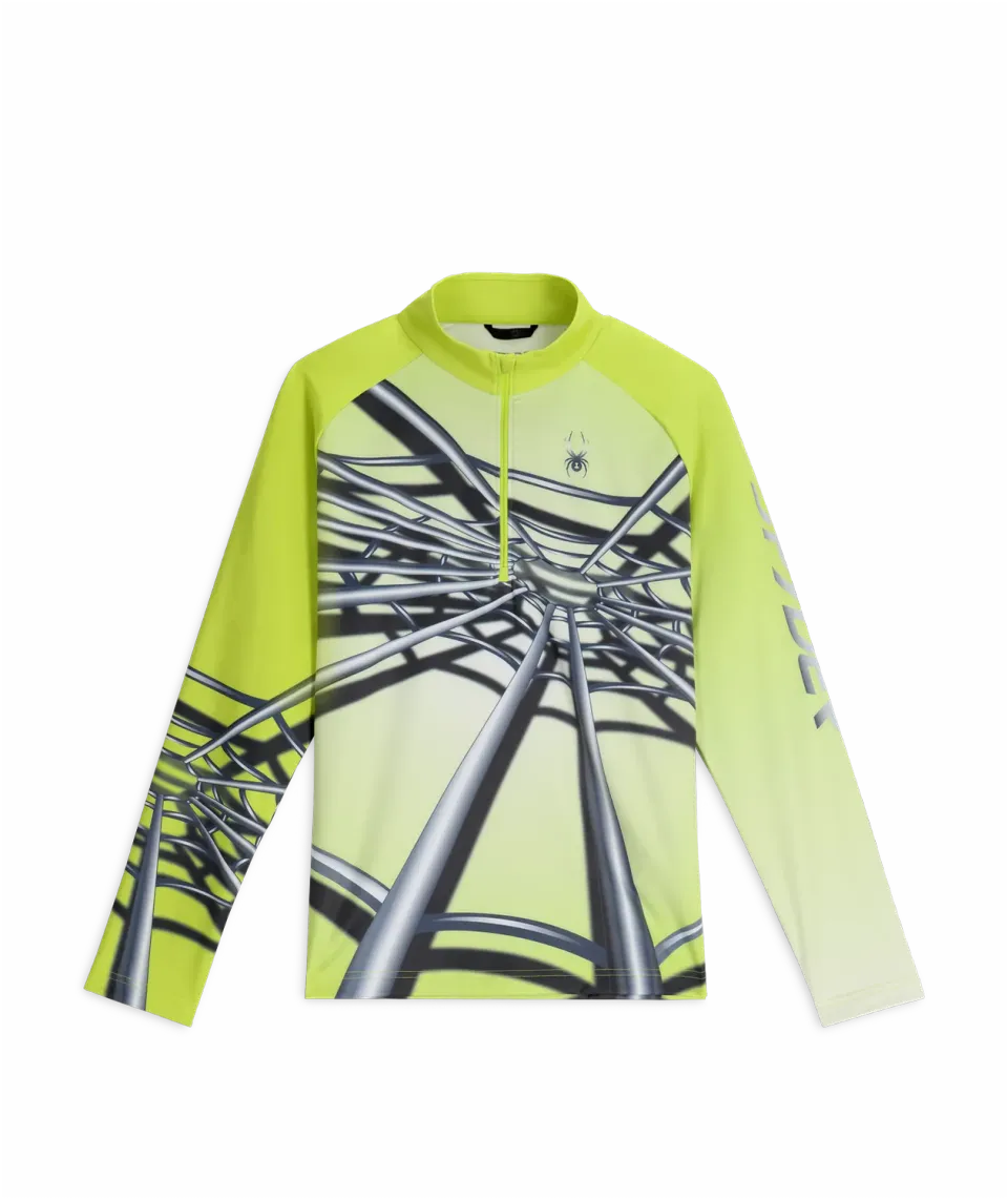 Spyder Legacy half-zip genser lime tettsittende