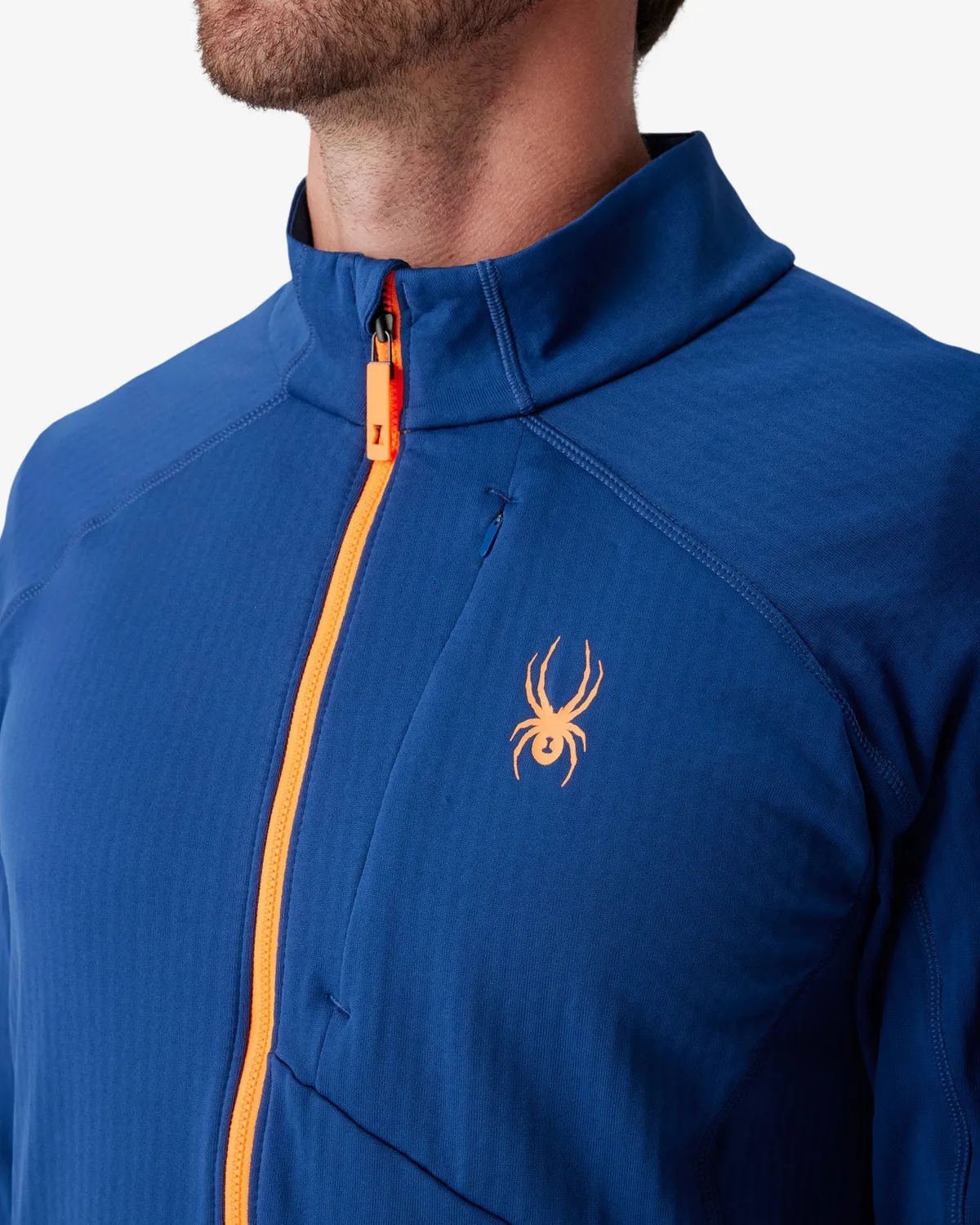 Spyder Gridweb Fleece Jacket fleece herre indigoblå