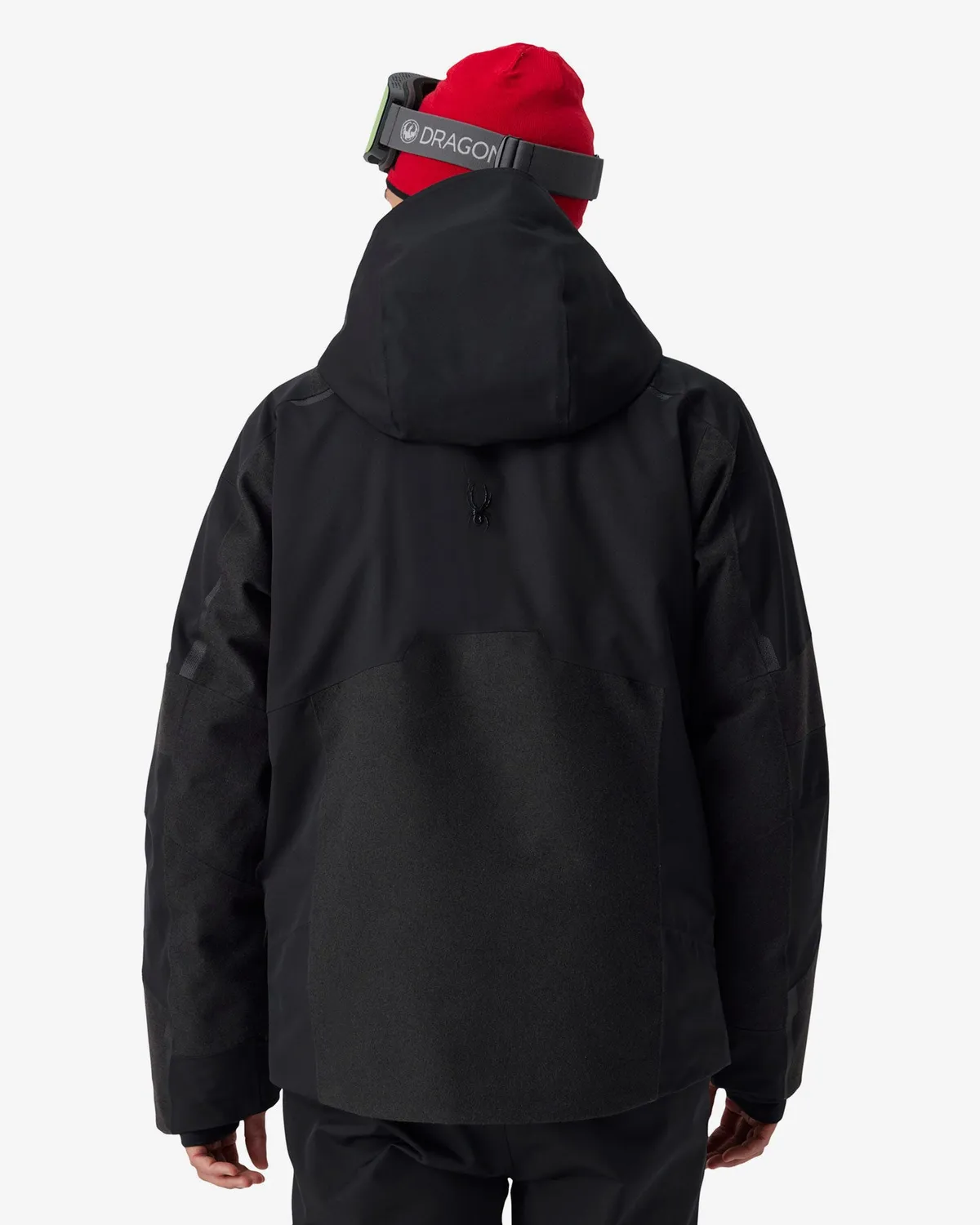 Spyder Leader skijakke Black Melange 30K