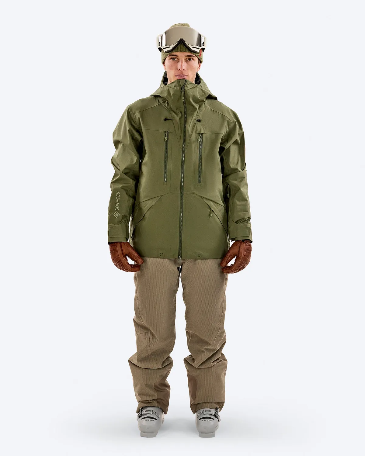 The Mountain Studio Z-2 EPE skalljakke Winter Moss Gore-Tex