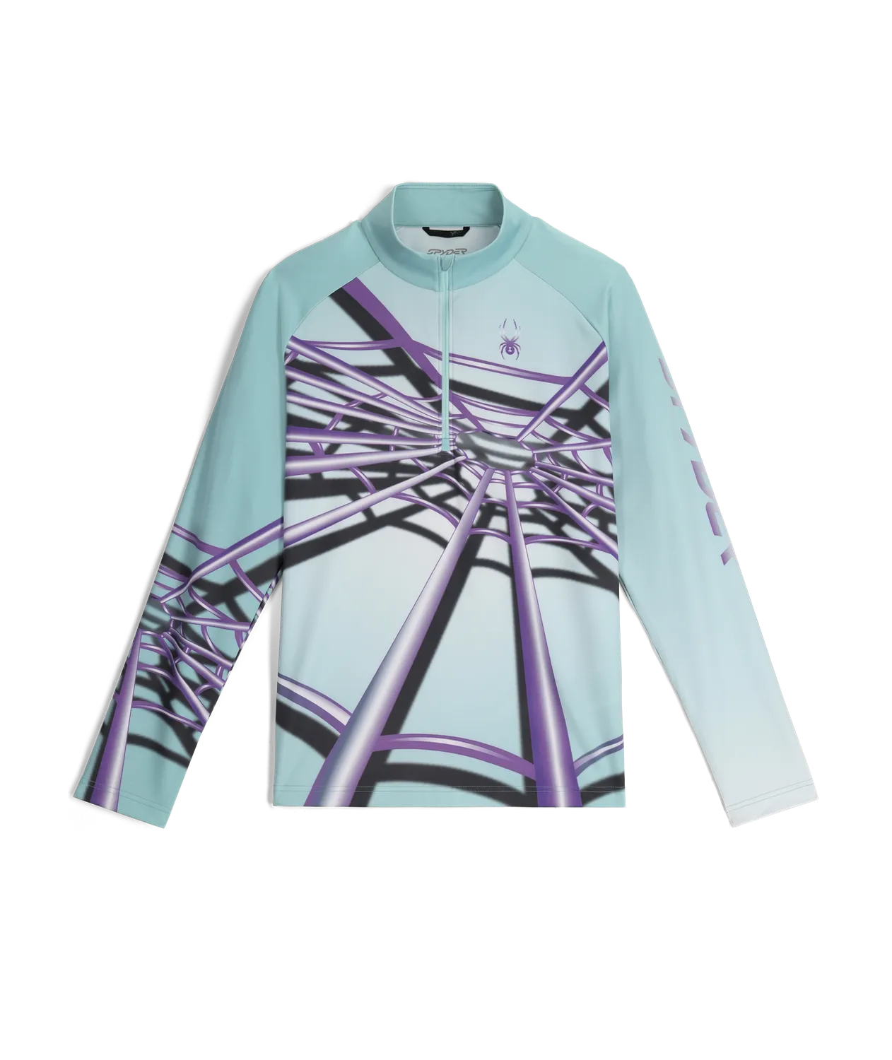Spyder Legacy half-zip genser svart for motorsykkel