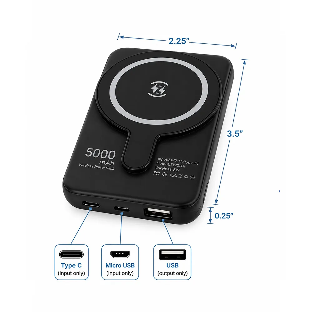VoltHeat USB varmevotter golf svarte one size 5V