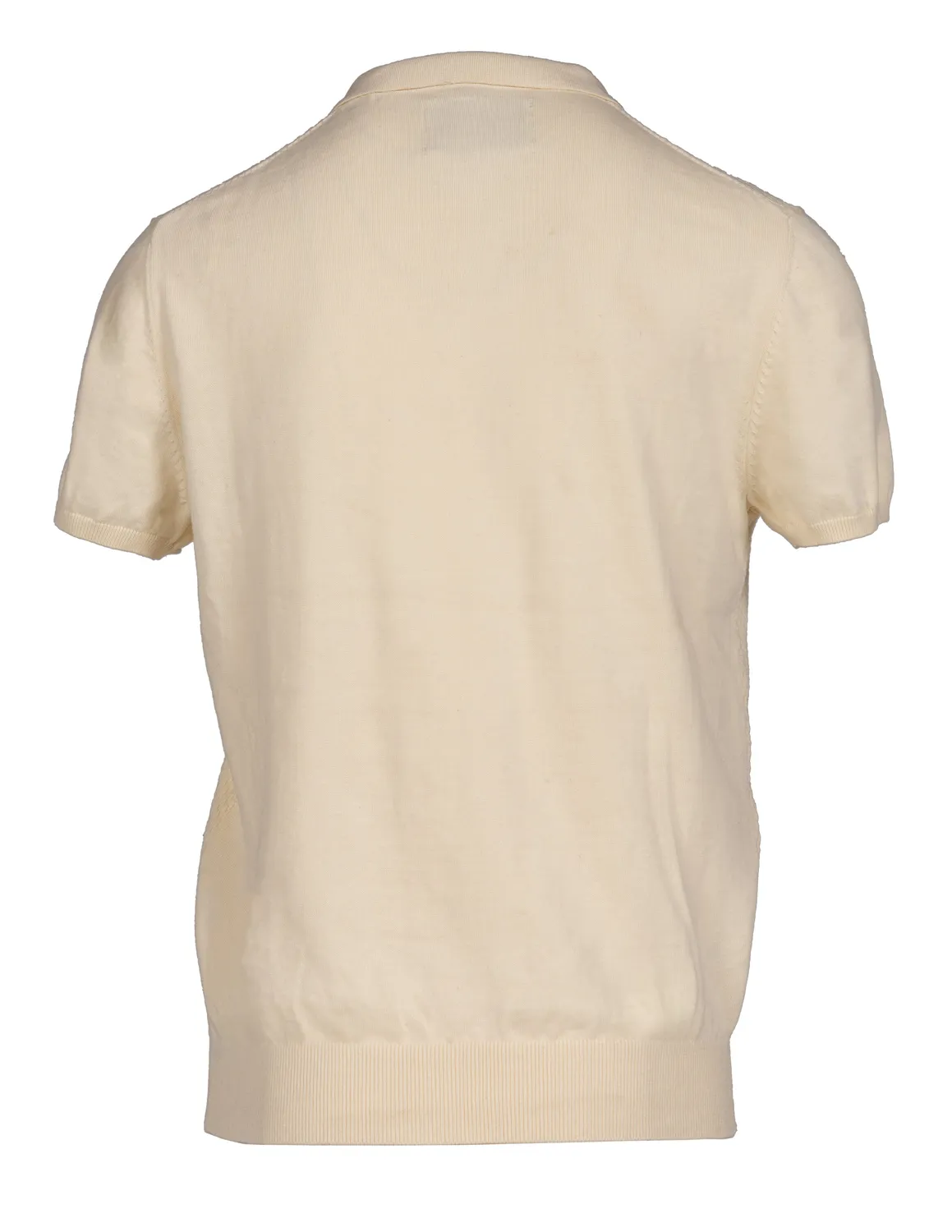 Schott NYC SH2409 polo off white bomull 27 tommer