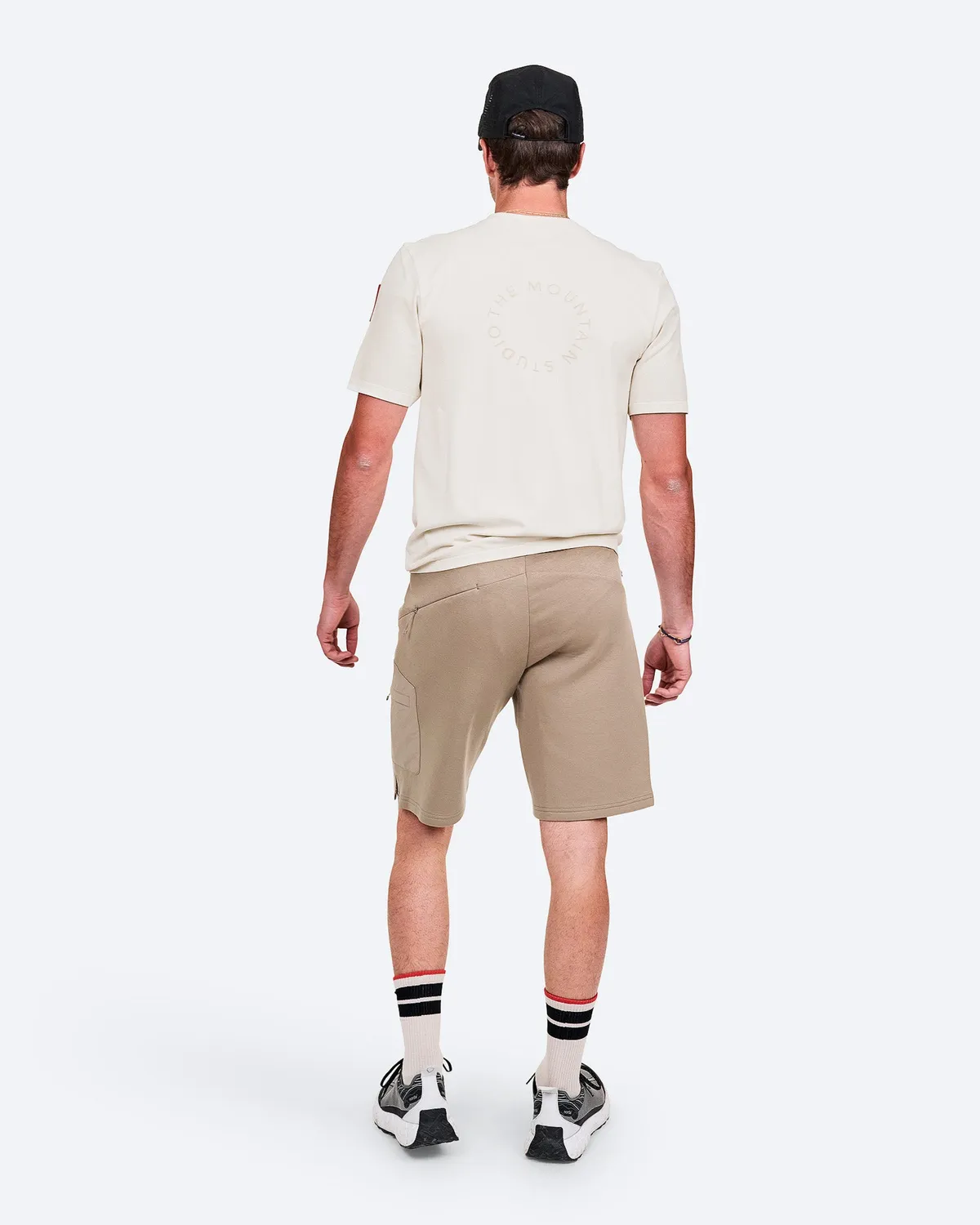 The Mountain Studio L-19 Cotton Tech Shorts shorts Brindle stretch