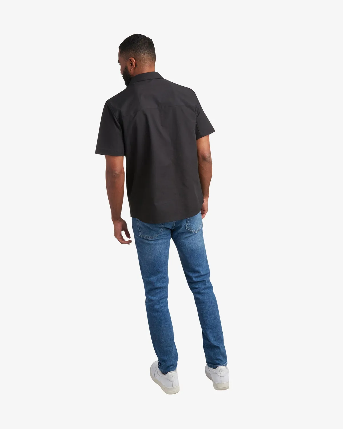 Spyder Ripstop polo herre sort kort erme pustende
