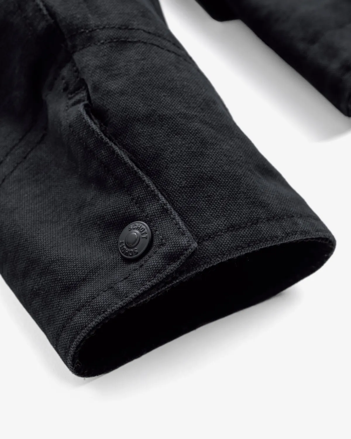 Schott NYC 8631 western arbeidsjakke svart canvas