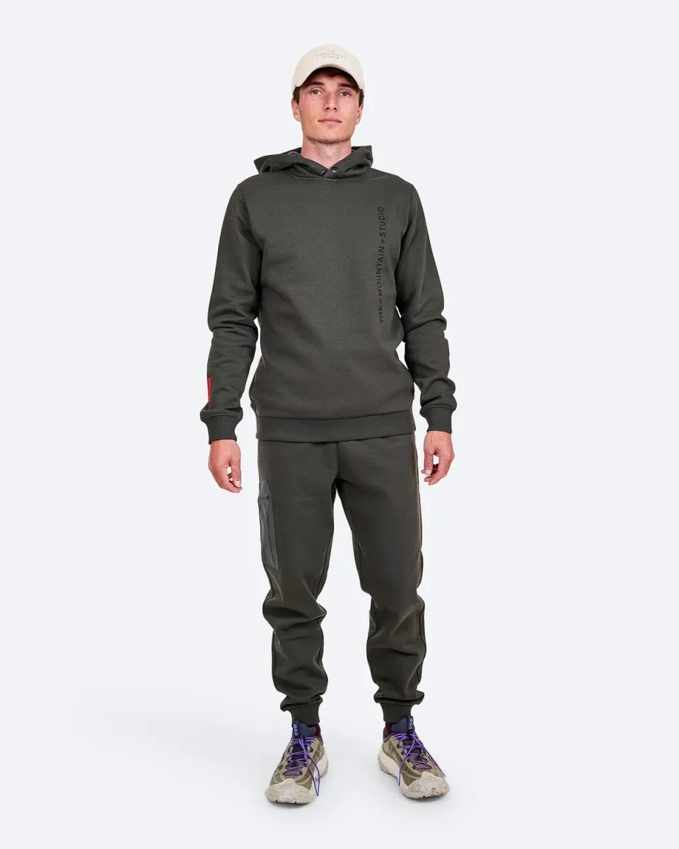 The Mountain Studio J-4 joggebukse Peat økologisk bomull