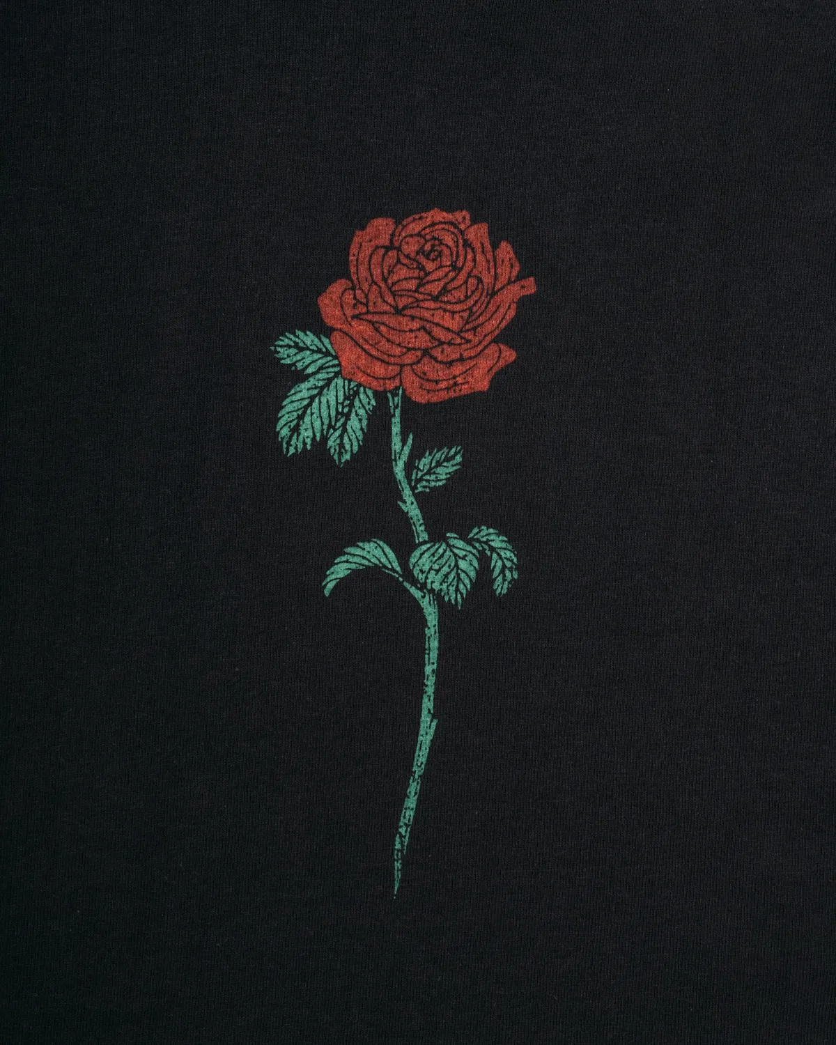 Schott NYC TROSE1 Rose t-skjorte svart dame bomull