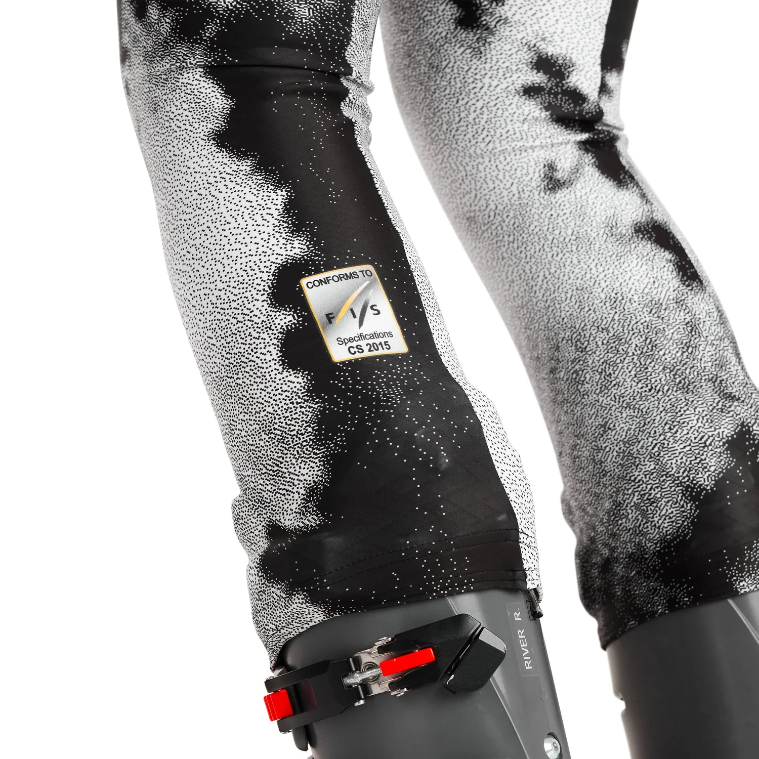 Spyder World Cup DH renndress hvit FIS-godkjent