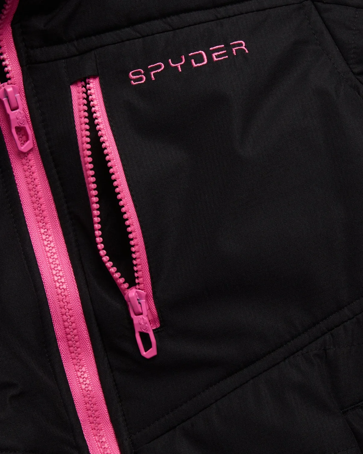 Spyder 3-in-1 jentejakke black – vanntett skall