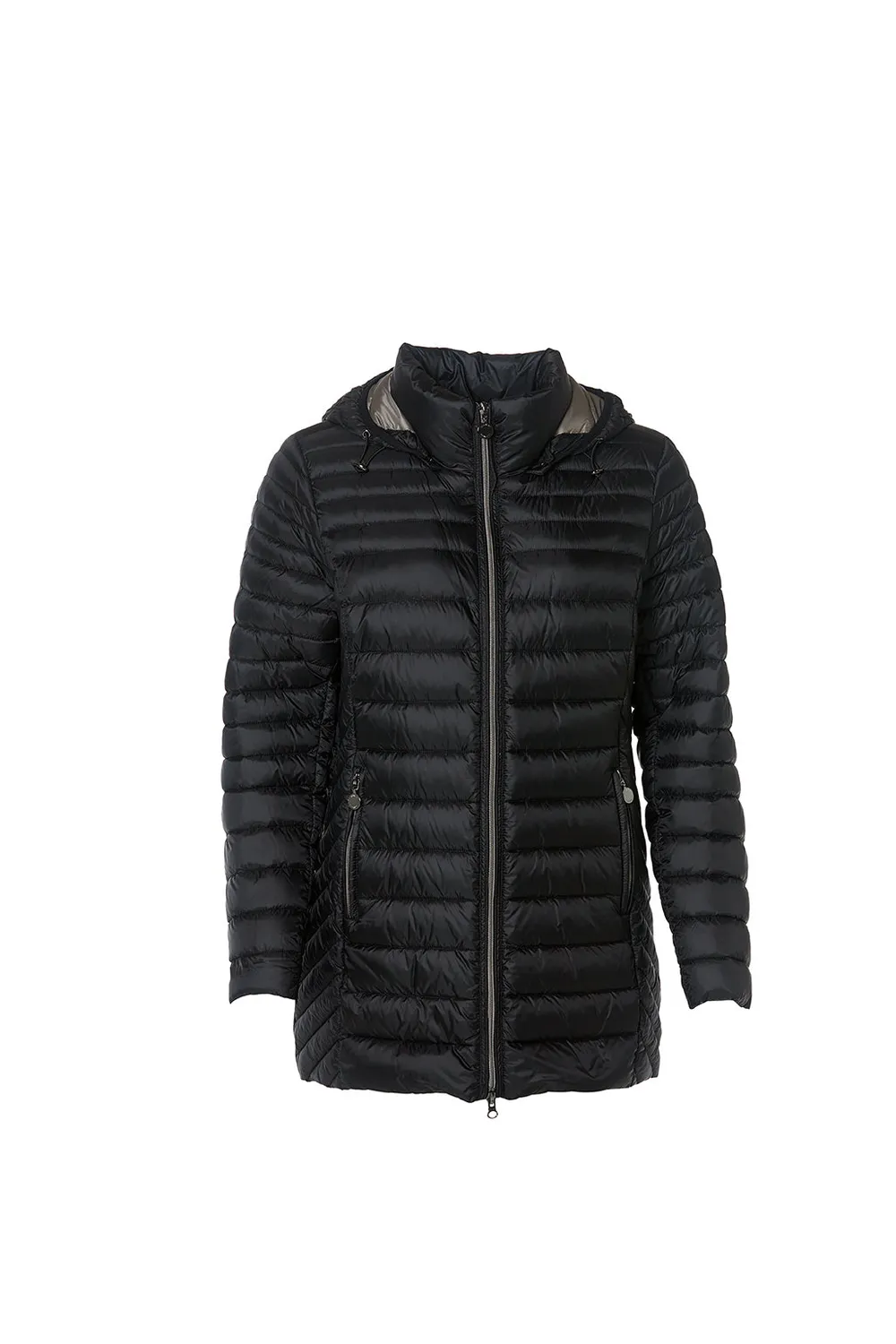 Danwear Albina Light Down dunjakke black lett