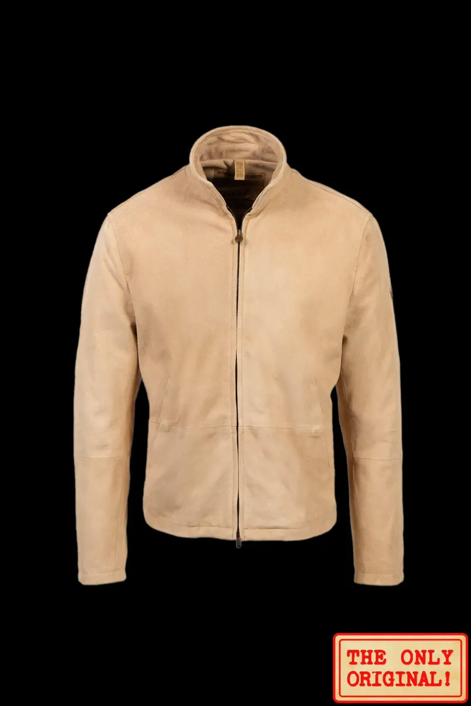 Matchless Craig Blouson skinnjakke natural semsket