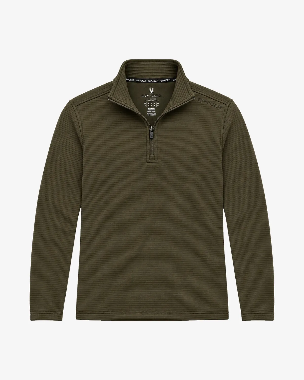 Spyder Cut & Sew Fleece quarter zip steel grey S