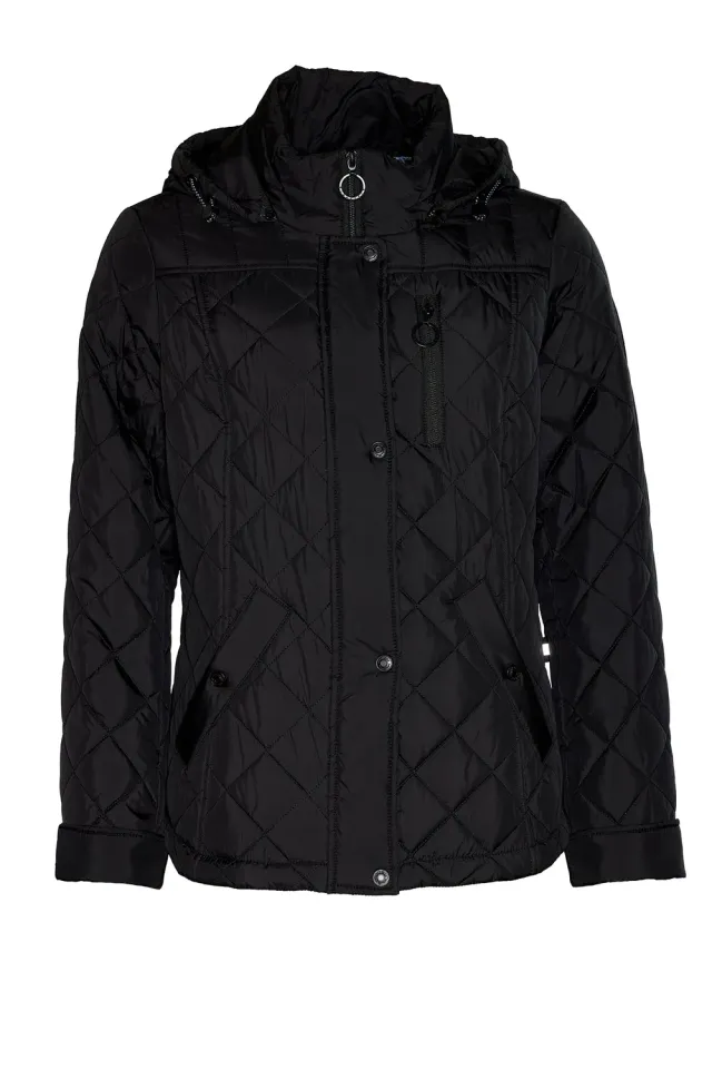 Windfield Danwear Jorie vinterjakke black quiltet