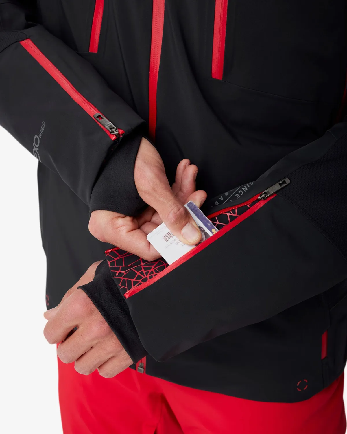 Spyder Pinnacle skijakke herre svart vanntett