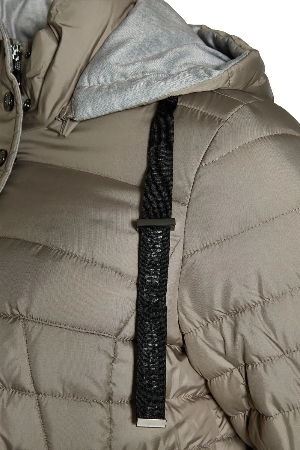 Windfield Jova vinterjakke dame taupe kort