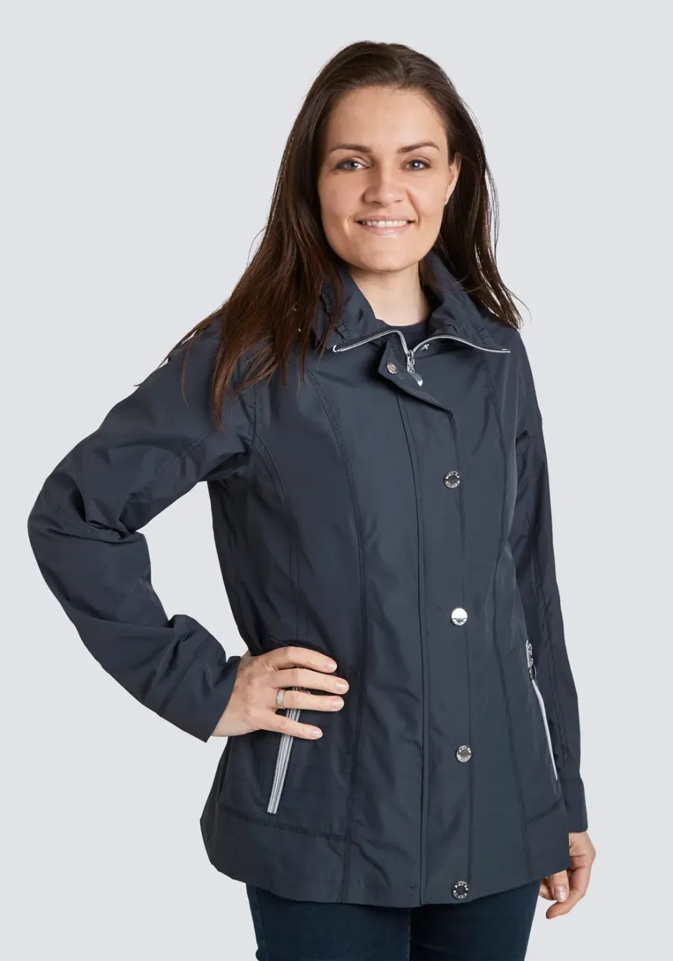 Danwear Windfield Behave regnjakke navy vanntett
