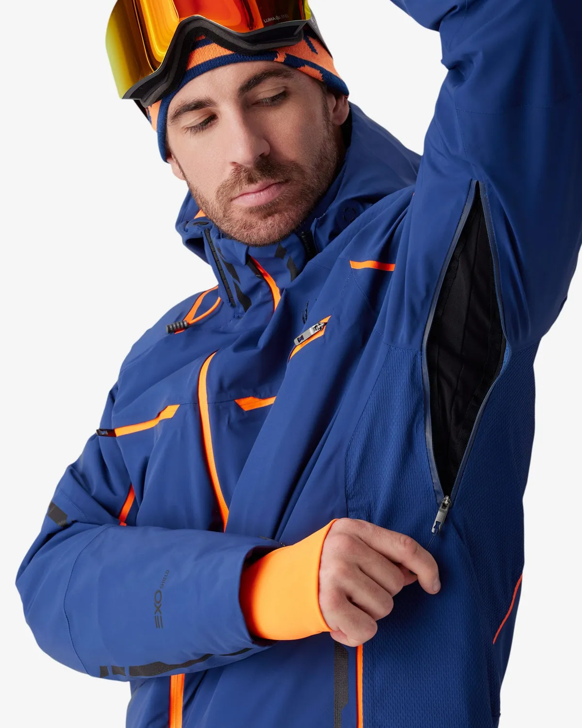 Spyder Monterosa skijakke indigo vanntett