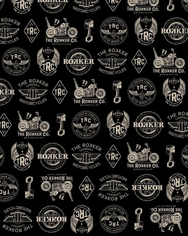 Rokker Tube Logos Black halsvarmer polyester