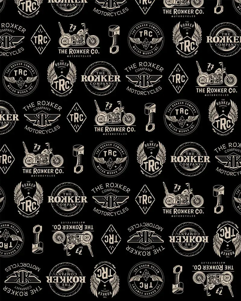 Rokker Tube Logos Black halsvarmer polyester