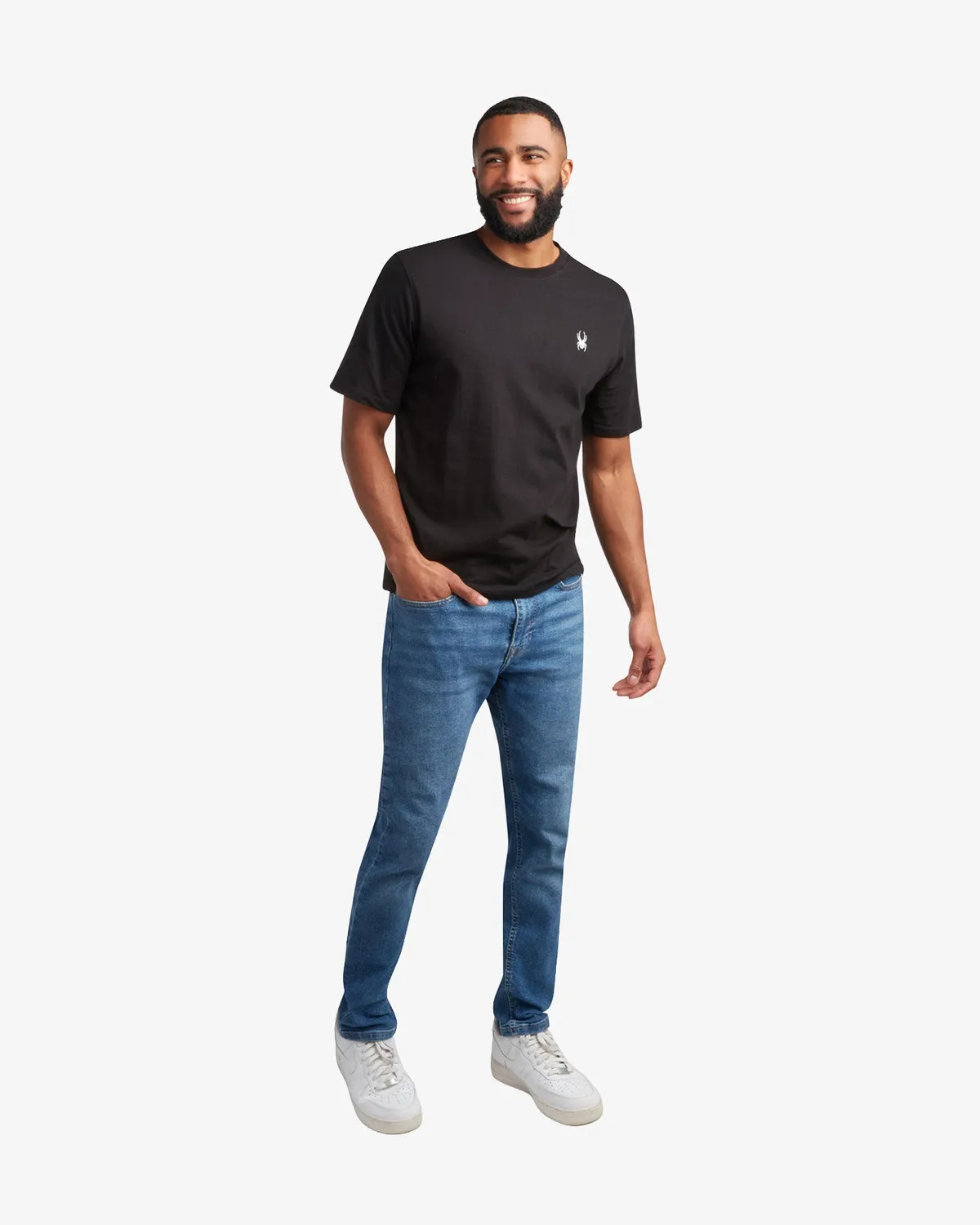 Spyder Mountain t-skjorte herre Black bomullsblanding