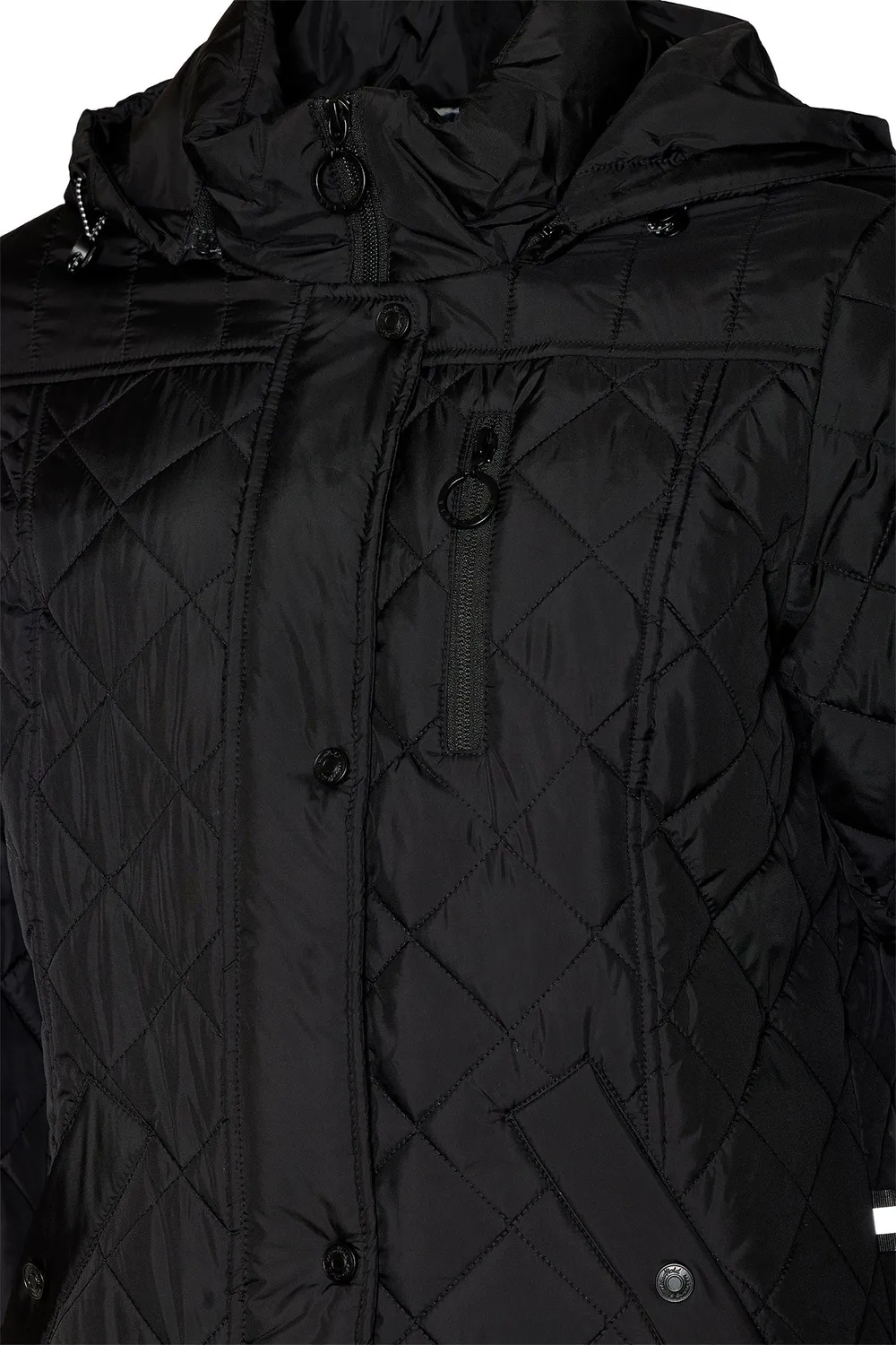 Windfield Danwear Jorie vinterjakke black quiltet