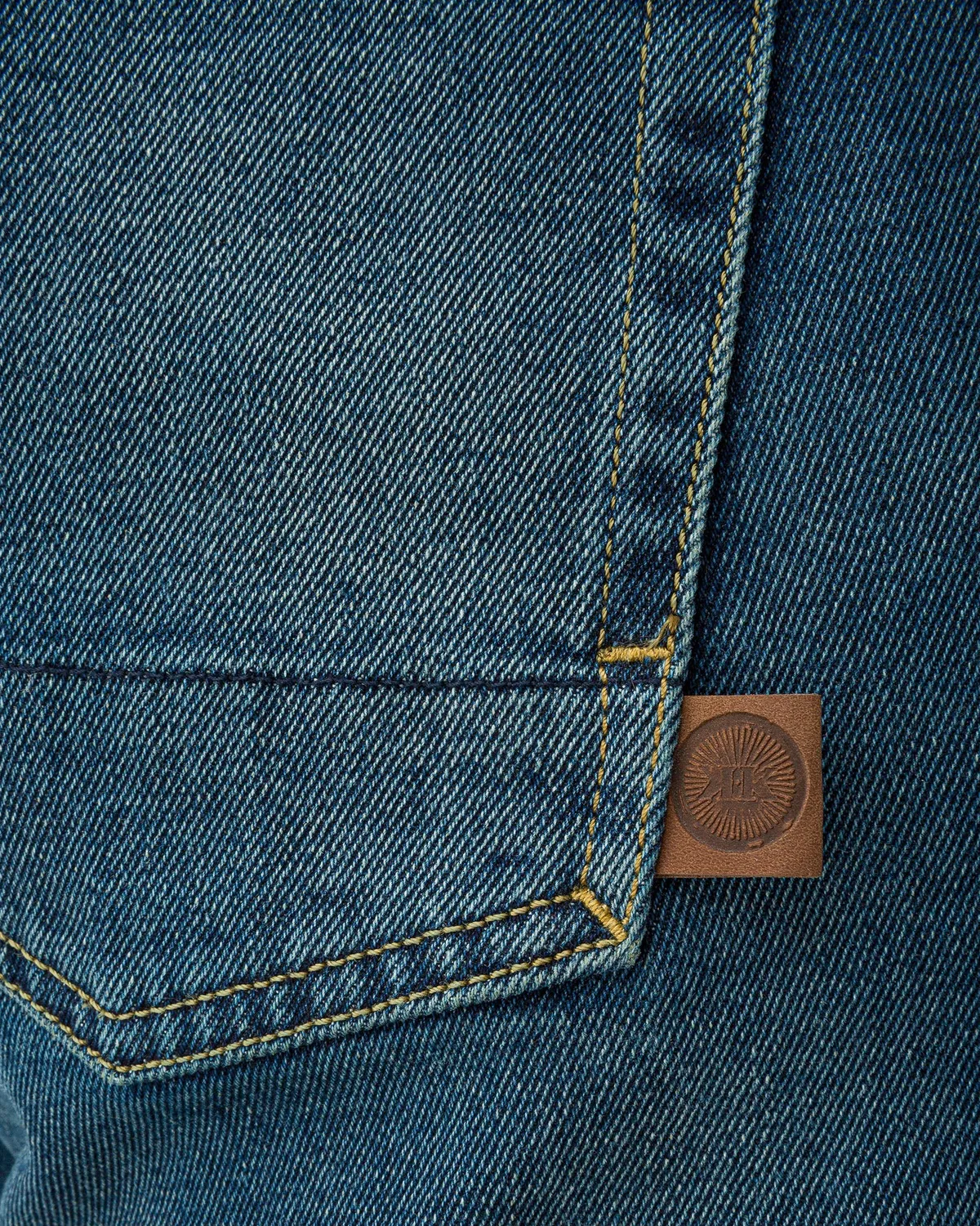 Rokker Hunter motorsykkeljeans blå straight AA