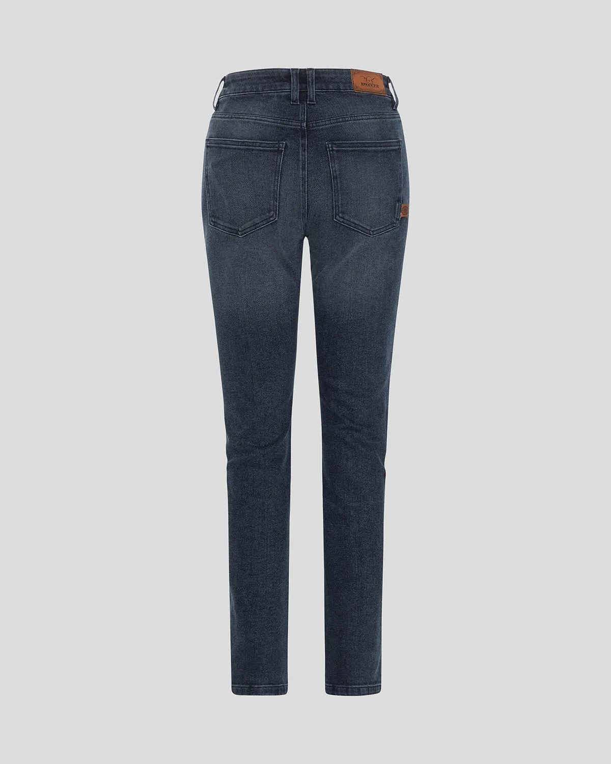 Rokker ROKKERTECH Mid Straight motorsykkeljeans blå