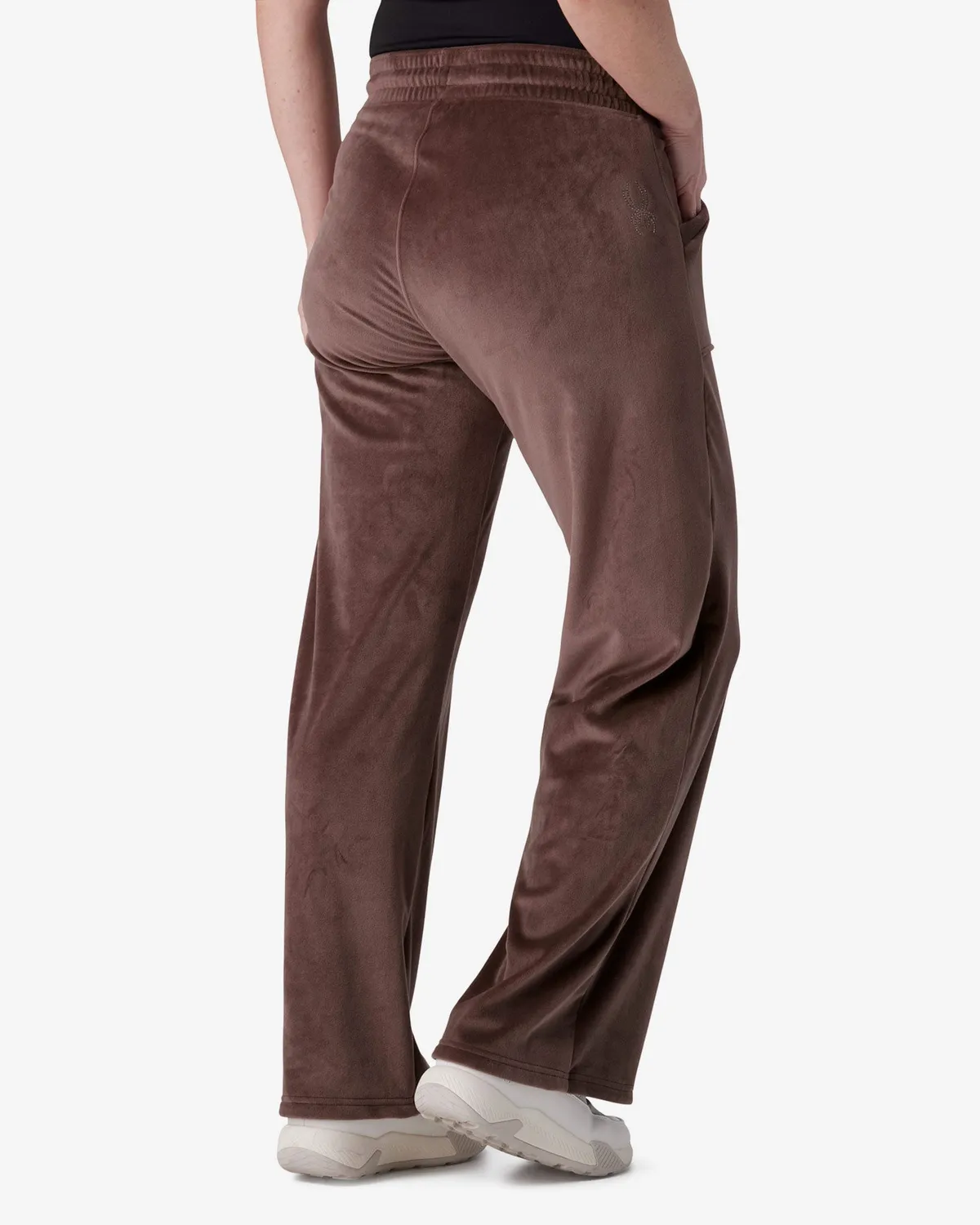 Spyder Shimmer velurbukse dame mocha vid