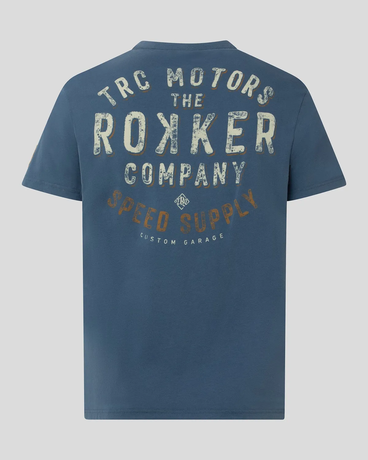 Rokker Skull B T-skjorte blå bomull