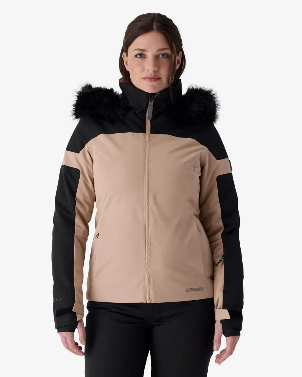 Spyder Vida skijakke tan 20K vanntett dame