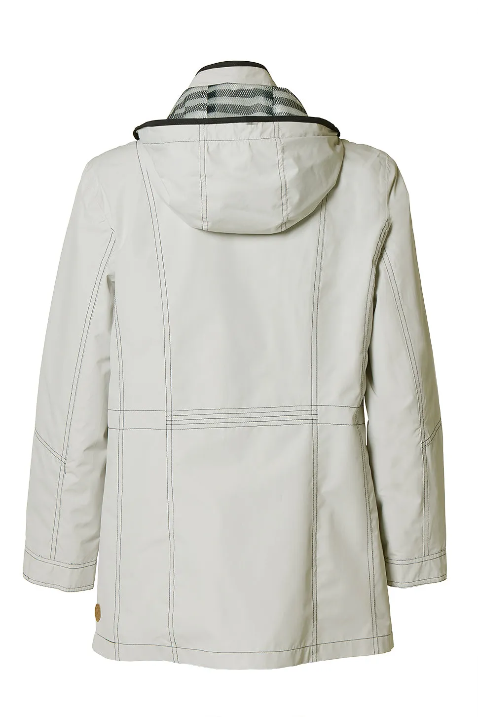 Windfield Bea regnjakke dame offwhite/navy vanntett